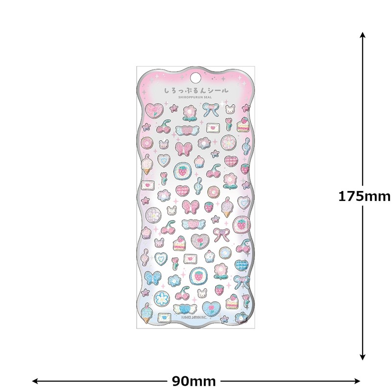 Kamio Japan Sticker Shiroppurunn Sticker Momoppurunn 231144
