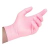Guantes De Látex Ambidem Plus - Caja C/100 Piezas Color Rosa Con Polvo Sí Talla S Unidades Por Envase 100
