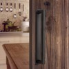 Homode Barn Door Handle, 12" Rustic Pull Handle Heavy Duty,