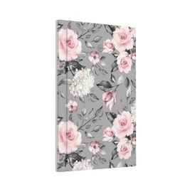 Pink Gray Flower Rose Blossom 1 Gang Blank Outlet Wall Plates No Device Light Switch Cover Switchplate Electrical Decorative Faceplate Bedroom Decorate
