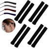 YMCCOOL 8 Pieces Eyeglass Ear Cushions,Soft Knitting Cotton Fabric Glasses