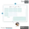 The Magnet Shop A3 Magnetic Weekly Planner Dry Wipe Whiteboard