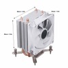 CPU Cooling Fan 3.54in 2 Heat Pipes 3pin 12VDC 2000RPM