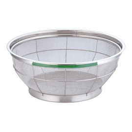 TKG (teikeizii) New Mammoth Color Shallow Type Colander 33 cm Green azl4728