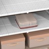 Expandable Shelf Stackable 121lb Load Bearing Divider Storage Rack for