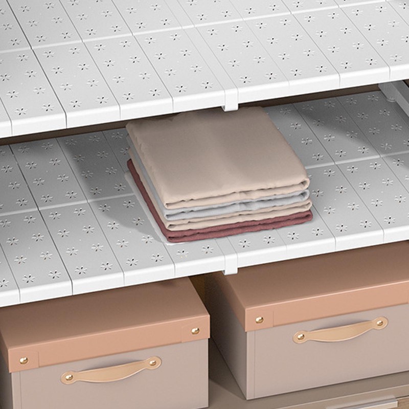 Expandable Shelf Stackable 121lb Load Bearing Divider Storage Rack for