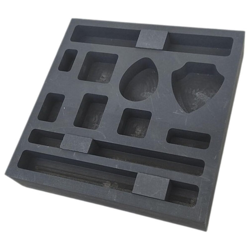 OSALADI Graphite Mould 11 Holes Ingot Mould Metal Melt Casting