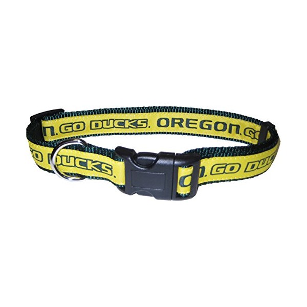 Pets First Collegiate Pet Accessories, Dog Collar, Oregon Ducks, Medium