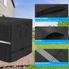 Deck Box Cover Heavy Duty Waterproof Deck Box with Handle,