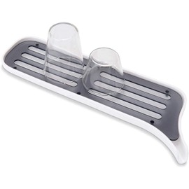 Ohe Dish Drainer, White, Approx. Length 14.4 x Width 4.9 x Height 1.1 inches (36.5 x 12.5 x 2.8 cm), Smart Home II, Slim Drainer, Kitchen, Tableware, Tray, Compact, Made in Japan