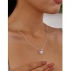 RANDES Alexandrite Horse Shoe Pendant Birthstone Jewelry for Women Sterling