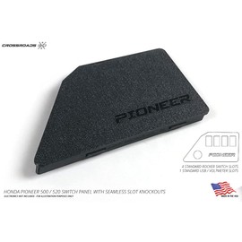 4+1 Seamless Rocker Switch Panel for Honda Pioneer 500 and 520 (All Years) / Easy Installation/Factory Appearance