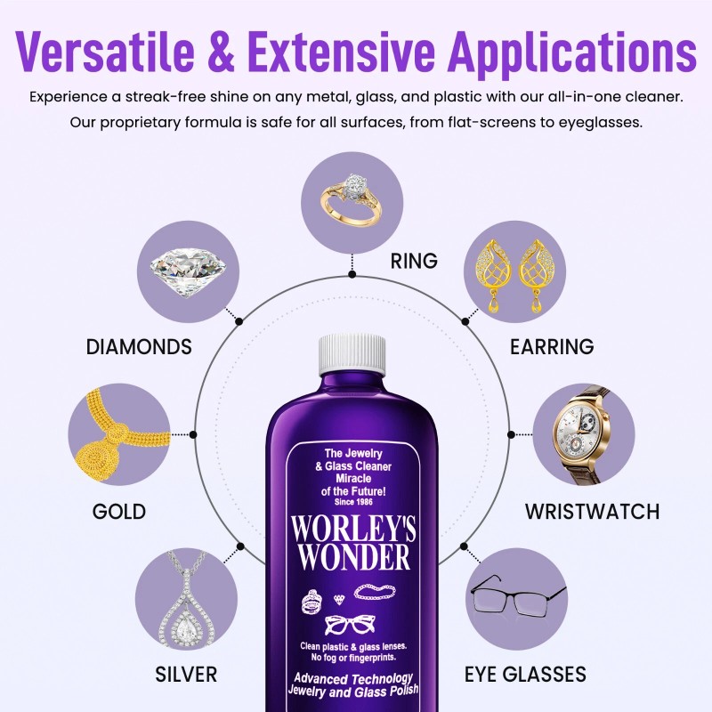 Worley's Wonder Jewelry & Glass Cleaner - Worley's Wonder Complete