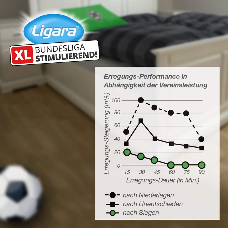 Ligara® for Gladbach Fan Item Gift Birthday Fans (1x Single