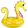 Poolmaster 48-Inch Inflatable Swimming Pool Party Float, Seahorse, Yellow
