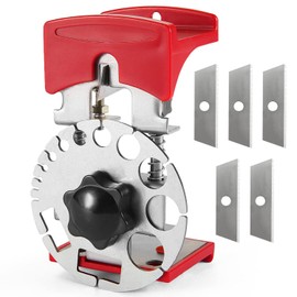 SJUNJIE Wire Stripping Tool, Manual Wire Stripper, Multifunction Copper Wire Stripper, Portable Wire Stripper and 5 Blades Wire Stripping Tool for Stripping Flat and Round Cables