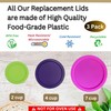 2, 4 & 7 Cup Spring Green, Purple, Pink Replacement