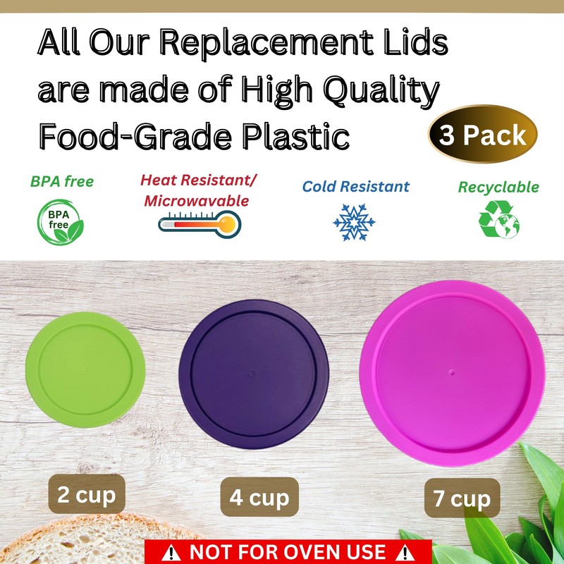2, 4 & 7 Cup Spring Green, Purple, Pink Replacement