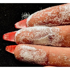 Unique Nail Creations BULK .008 SNOW WHITE Matte Cosmetic Grade Glitter-2 Ounces~Nails•F