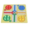 Ludo Chess Set Folding Roll Up Board Game Pad with