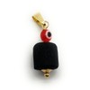 Alea Collection Real Azabache Jet Stone Charm Powerful Red Evil