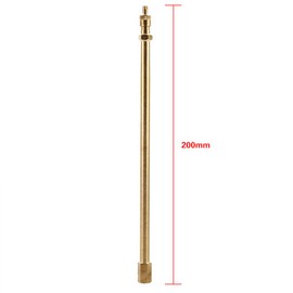 Valve Stem Extender, Valve Extension Brass Auto Tyre Valve Extender Stem Inflation Stright Pole (Size : 200mm)