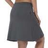 Women Skorts Skirts with Zipper Pockets,Athletic Golf Tennis Swim Length