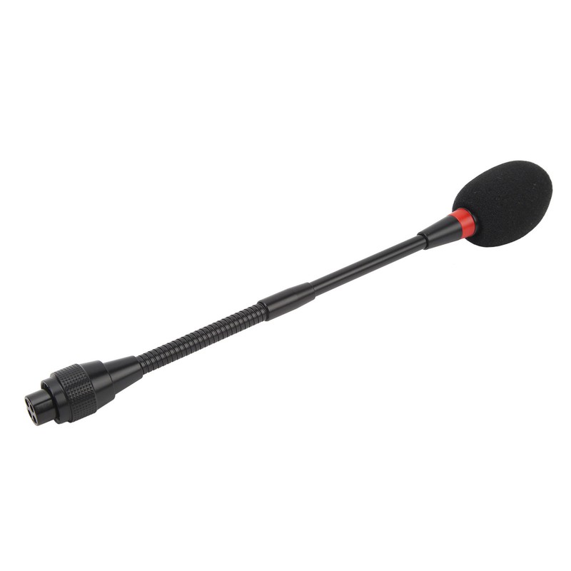 Gooseneck Microphone Clear Sound Transmission 25CM Gooseneck Podium Microphone for