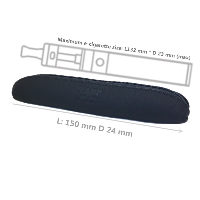 ZAPP- Etui/tasche echtes Leder für elektronische Zigarette (Leer. Größe: M,
