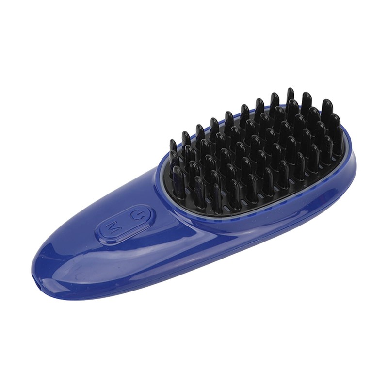 Electric Scalp Massager Brush Vibration Red Blue LED Fatigue Relief