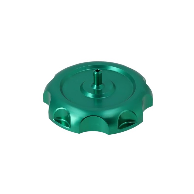 CNC Fuel Cap with Vent Racing Look Green for Simson