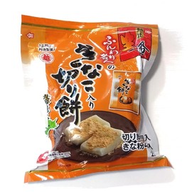 Echigo Seika Raw Best Sliced Mochi with Kinako, 7.4 oz (210 g)