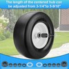 【UPGRADED】13x5.00-6 Flat Free Lawn Mower Tire and Wheel, 13x5.00-6 Zero