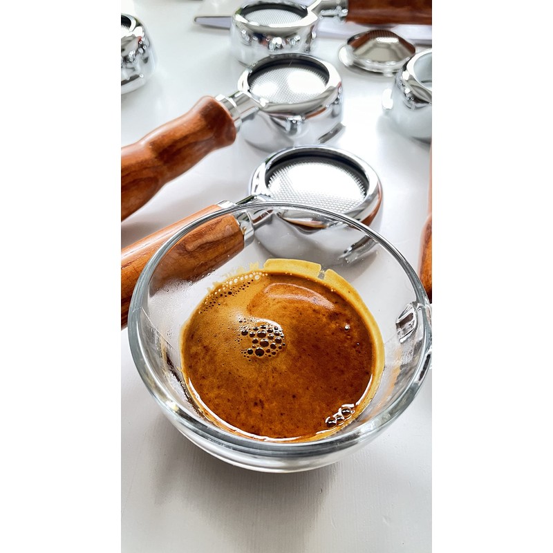 italparts VIA CREMA Tamper Brown Made in Italy by Motta
