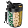 PULIV Large Pill Organizer with 6 Slots & 20 Labels