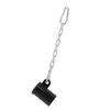 T Bar Row Platform with Chain Carabineer Clips Core Muscles