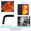 LEDKINGDOMUS Passenger Side Power Heated Tow Mirror for 2008-2016 Ford