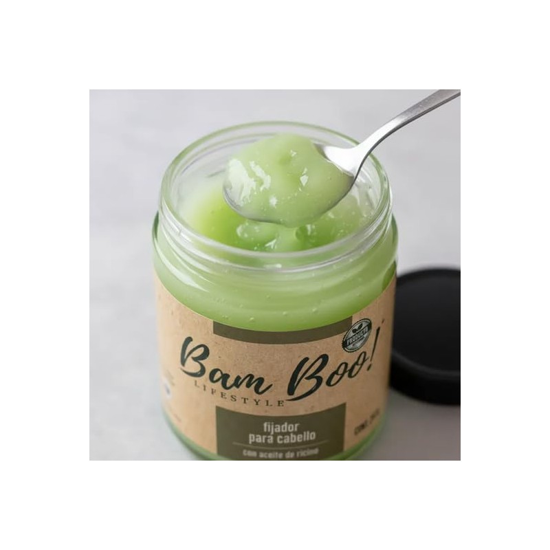 Fijador en Gel Natural Ricino Para Cabello 253 g Bam