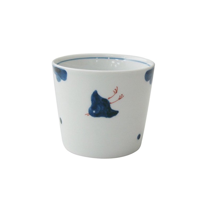 Hasami Ware 323751 Light Ball Kiln Buckwheat Chiyokuchi, 3 Pieces,