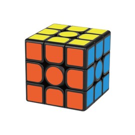 Speed Cube 3x3, Magic Speed Cube with Smooth Rotation, Puzzle for Beginners and Speedcubers, Black