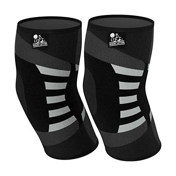 Nordic Lifting Elbow Compression Sleeves (1 Pair) - Support for