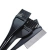 SQXBK 9PCS Reusable Black Hairdressing Tools Reversible Hair Colouring Comb