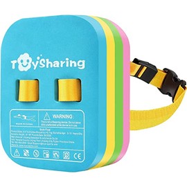 Back Float Safety Swim Trainer Swimming Bubble Belt with Adjustable Split Layers Swim Bubbles Belts Secure Clip Buckle Progressive Swim Floaties for Kids Toddler Children Sport Pool Lesson