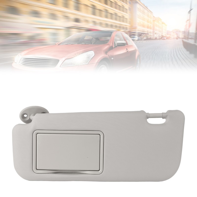 Car Sun Visor Left Driver Side Gray High Hardness Sun