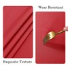 XWZO Table Cloths 60"x84" Tablecloths, Waterproof Red Table Cloth Rectangle
