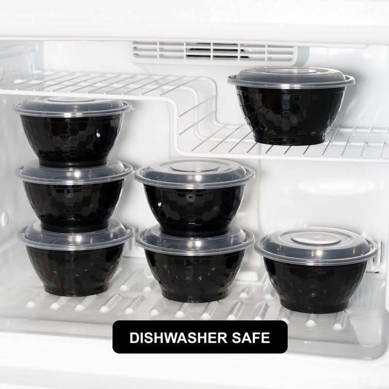 Freshware Meal Prep Bowl Containers [30 Pack] Plastic Bowls with