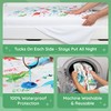 Potty training bed pad with tucks, mattress protector for 100%