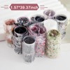 JERCLITY 10 Rolls Spring Flowers Nail Foil Transfer Sticker Kit