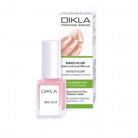 DIKLA Ridge Filler 12 ml - Smooths Nail Grooves Sustainably - Gives a Subtle Pink Finish - Swiss Quality