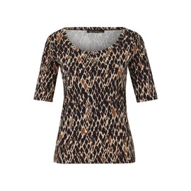 Betty Barclay Women's Ribbed Tank Top, Dark Blue/Brown